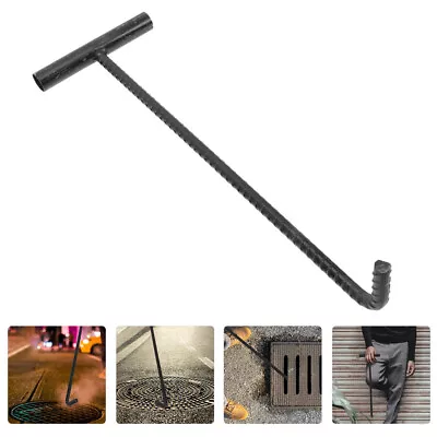 Litter Picker T Hook Manhole Hook T Shaped Hook Manhole Lid Hook • $13.24