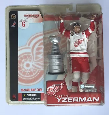 Steve Yzerman 2003 Mcfarlane Action Figure NHL Series 6 Detroit Red Wings ￼ • $17.99