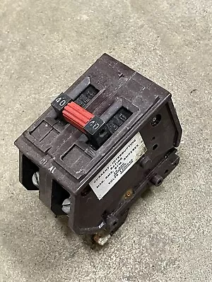 Wadsworth Type A A240 2 Pole 40 Amp 240V Circuit Breaker • $23.95