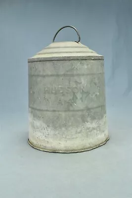 Vintage HUDSON GALVANIZED HANDLED METAL CHICKEN FEEDER WATERER COUNTRY FARM 0491 • $20