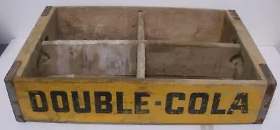 Double-Cola Wooden Soda Crate. Barn Find. • £19.28