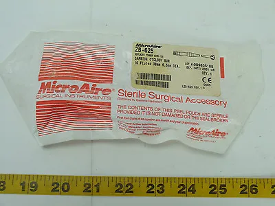 MicroAire Surgical Instruments ZB-625 Carbide Otology Bur 10 Flute 6.5mm SKUBT • $24.99
