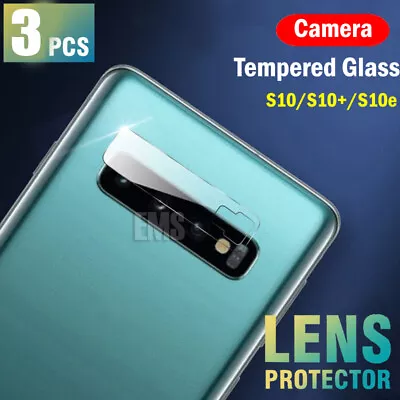$4.95 • Buy 3X Samsung Galaxy S10 5G Plus S10E Camera Lens Tempered Glass Screen Protector
