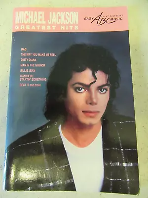 Michael Jackson: Greatest Hits Songbook Electronic Keyboard Sheet Music Book • $12.50