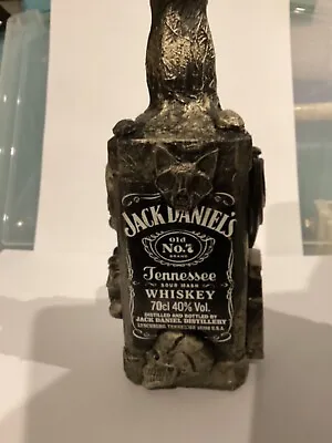 Steampunk  Decorated  Mixed Media  Jack Daniels  70cl Empty Bottle No 14 • $30.31