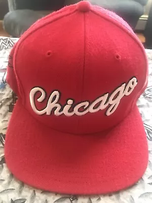 Dwyane Wade Stitched Signature Chicago Bulls Mitchell Ness Snapback Hat • $19.99