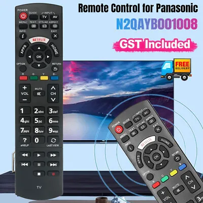 New N2QAYB001008 Replacement Remote Control Fit For Panasonic Viera LED AU • $14.45