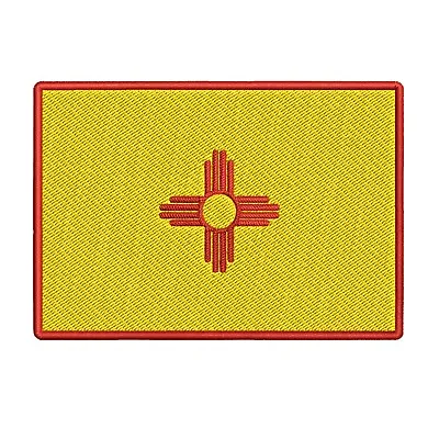 NEW MEXICO STATE FLAG Embroidered Hook Loop PATCH EMBLEM Applique • $5.87