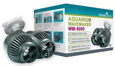 All Pond Solutions Dual Marine Aquarium 6000L/H Wavemaker Fish Tank Powerhead • £16.99