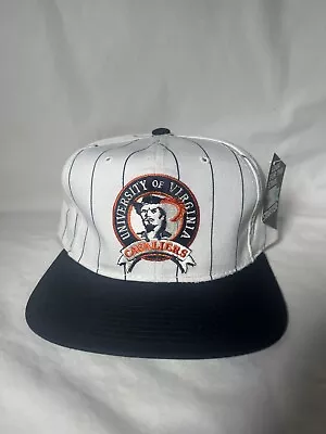 Vtg  Virginia Cavaliers Snapback Hat Pinstripe Starter Nos 90s Nwt • $35