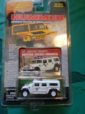 Johnny Lightning Hummer St. Joseph County Indiana Sheriff Hummer Die Cast 1:64 • $9.99