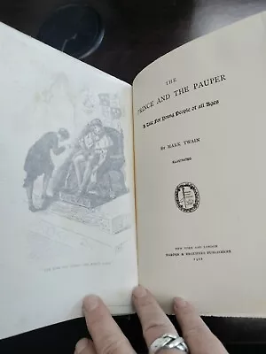 Antique Hardback Book Mark Twain Prince And The Pauper 1901 • $45