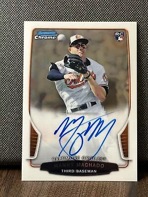 2013 Bowman Chrome Manny Machado Rookie Auto #ACR-MM • $174.99