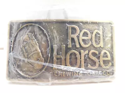 Vintage Red Horse Belt Buckle NIP • $20.97