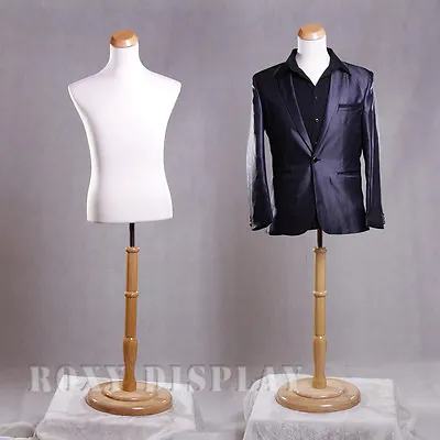 Male Mannequin Manequin Manikin Dress Body Form #33M01+BS-R01N • $89