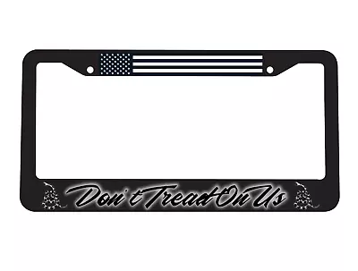 Don't Tread On Me Us USA Liberty NRA Freedom Molon Labe  Car License Plate Frame • $10.95