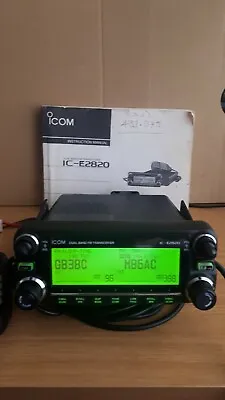 Icom Ic E2820 Vhf Uhf D Star Transceiver • £395