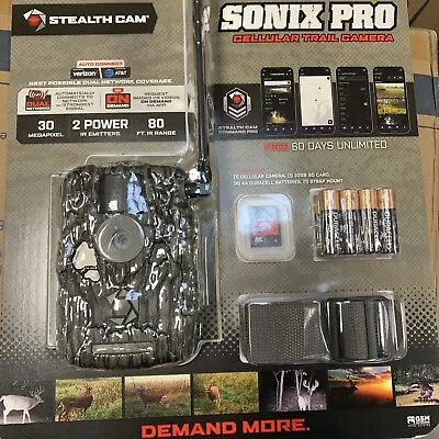 Stealth Cam Sonix Pro Wireless Cellular Game Camera Dual Automatic Connection • $59.99