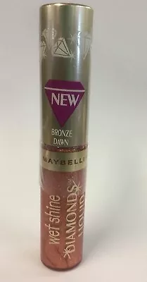 Maybelline Wet Shine Diamonds Liquid Lipcolor Lip Gloss BRONZE DAWN  Sealed. • $11.86