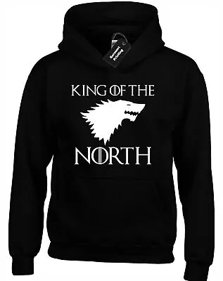 King Of The North Hoody Hoodie Game Of Tyrion Stark Snow Thrones Khaleesi • £16.99