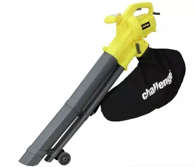 Challenge 2800W Corded Leaf Blower Garden Vac Mulch Function PREVIOUSLY USED • £27.99