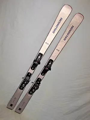 Salomon DEMO All Mountain Skis 162cm With Salomon M10 GripWalk Adjust. Bindings~ • $169
