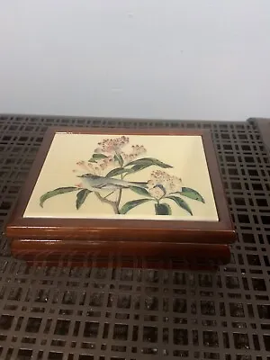 Vintage Sankyo Music Jewelry Box Bird On A Branch Plays “Love Story” • $9.09