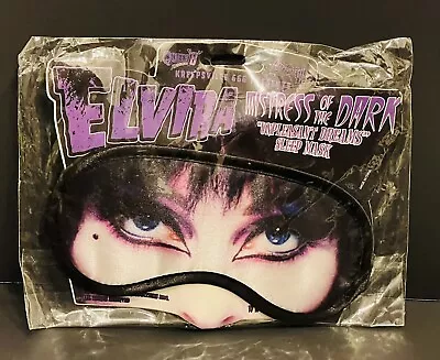 Elvira Eye Sleep Mask Mistress Dark Halloween Horror Gothic Goth Movie Gift NOS • $10