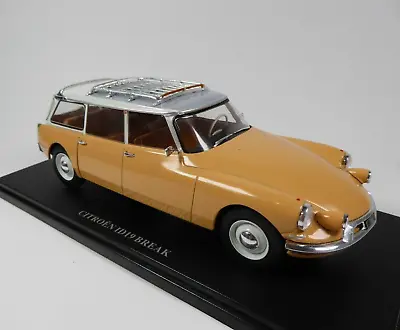 Clearance.........citroen Id19 Break Yellow 1958 1:24 Scale Model With Stand. • £10.95