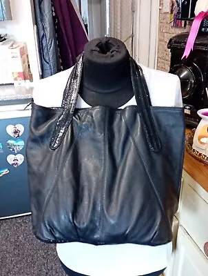 Kenneth Cole Reaction Large Leather Tote Shoulder Bag Handbag Shopper Handbag  • £25
