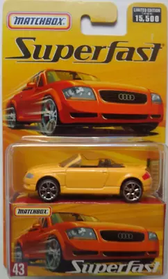 Matchbox 2006 SUPERFAST Audi TT Roadster #43 • $7