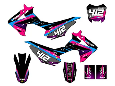 2013-2018 CRF 110 SURGE Pink Senge Graphics Kit Compatible With Honda • $99.99