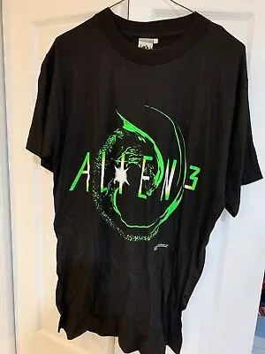 Vintage 1992 ALIEN 3 Movie Promo Gaming T Shirt  The Bitch Is Back   SIZE LARGE • $120