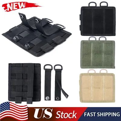 Molle Patch Panel Hook & Loop Adapter Panel For Backpack Vest DIY Patch Badges • $7.99