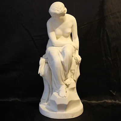 Minton Parian Figurine SOLITUDE By J. Lawlor 1852 20  Tall • $877.96