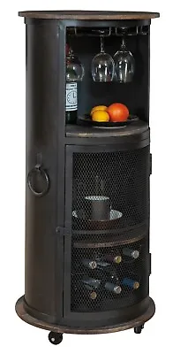 Howard Miller Half Pint Wine & Bar Cabinet 695256 Portable Wine Glass Storage • $849