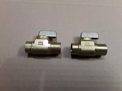 Brass Ball Valves 1/2  Dahl Shut Offs 2 Solder Joints Isolation Plumbing Parts • $10.91