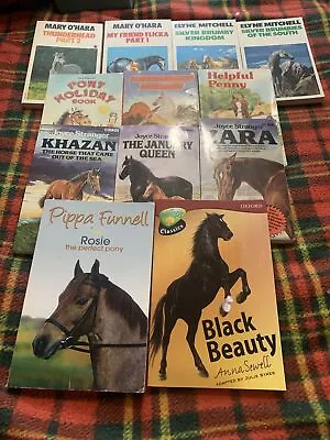 12x Vintage Horse And Pony Novels ~Joyce Stranger/Elyne Mitchell/Mary O’Hara++📘 • £24.95