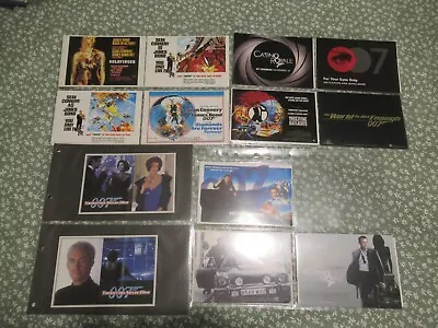 Large Collection Of 007 James Bond Postcards And Movie Ad Cards • £8.99