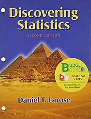 Discovering Statistics [With CDROM] Daniel T. Larose • $15.65