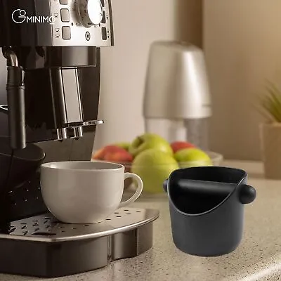 $16.22 • Buy GOMINIMO Coffee Waste Container Grinds Knock Box Tamper Tube Bin Black Bucket