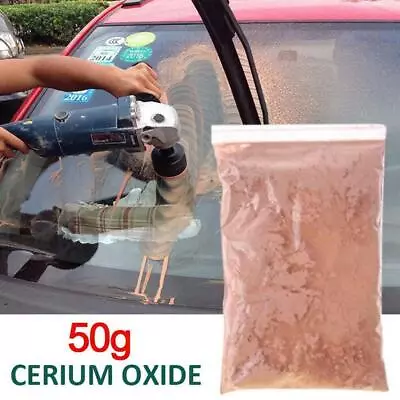 Cerium Oxide 50g Powder Faster Polishing Glass Scratch Remover Windscreen Tool • £5.69