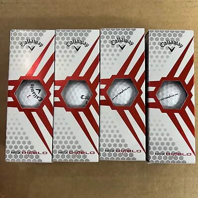 Callaway Hex Diablo Golf Balls  Sleeves With 3 Balls Each = 12 Balls New • $19.99