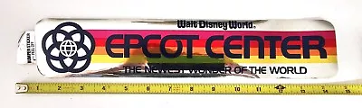 Walt Disney World EPCOT CENTER 1982 Grand Opening Foil Bumper Sticker Florida  • $14