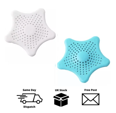 £1.75 • Buy Hair Trap Shower Bath Plug Hole Waste Catcher Stopper Drain Sink Filter