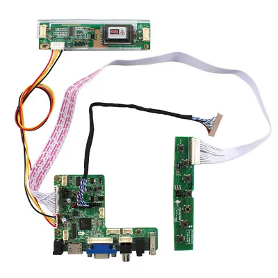 VGA USB AV HDMI LCD Driver Board For 15inch 1024x768 NL10276BC30-33D LCD Panel • $31.88
