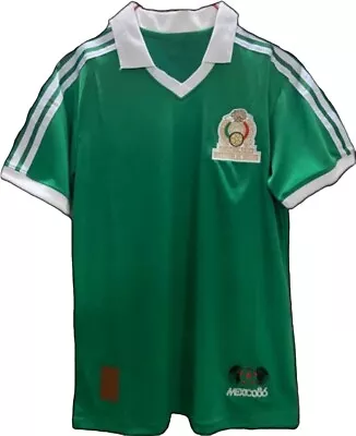 Mexico Jersey 1986 World Cup Retro Vintage Size XL 2XL Available  • $39.99