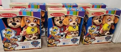 6 New Melissa & Doug Paw Patrol Hand Puppets 8 Piece • $59