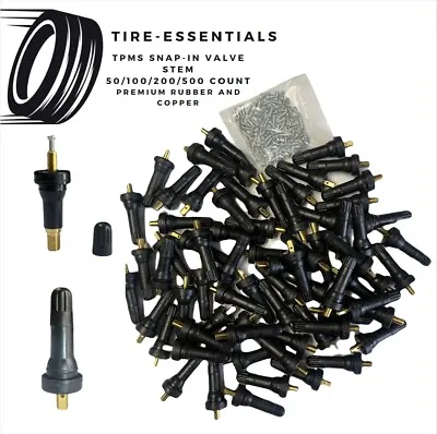 50/100/200/500 TPMS Valve Stem Rubber Rebuild Kit For Tire Pressure Sensor • $243.99