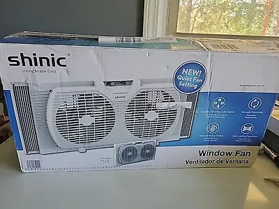 Shinic 9  3-Speed Twin Window Fan With Removable Bug ScreenFully Assembled US • $20